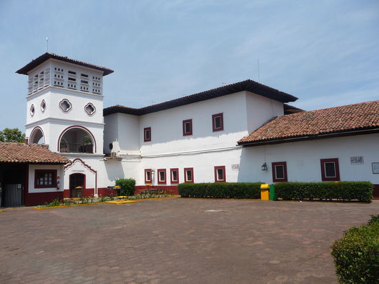 Der Parkplatz im Innenhof