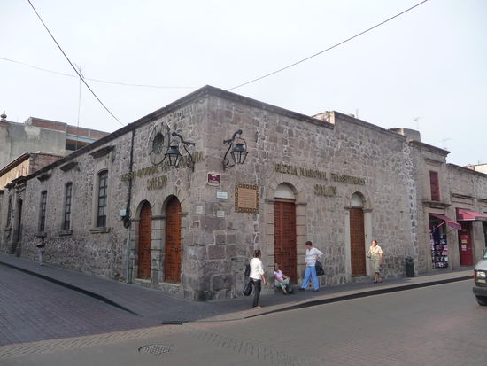 Schöne Kolonialhäuser im Stadtzentrum von Morelia