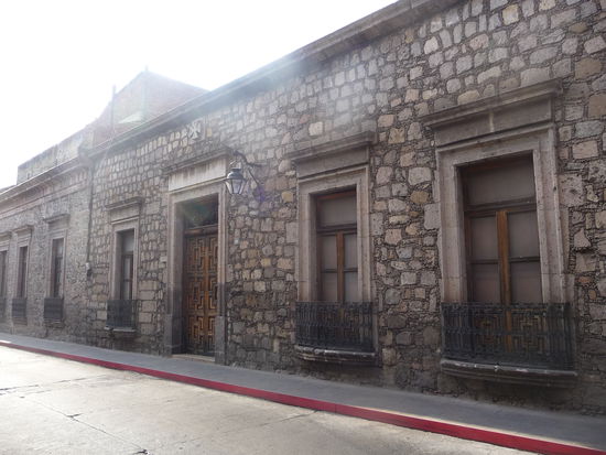 Schöne Kolonialhäuser im Stadtzentrum von Morelia