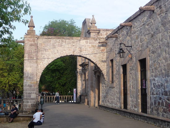 Rückseite des Palacio Clavijero