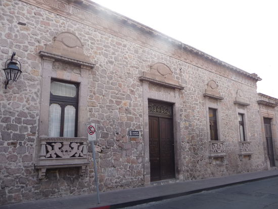 Schöne Kolonialhäuser im Stadtzentrum von Morelia