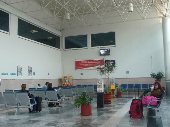 Eine von mehrern Wartezonen im Busbahnhof Morelia