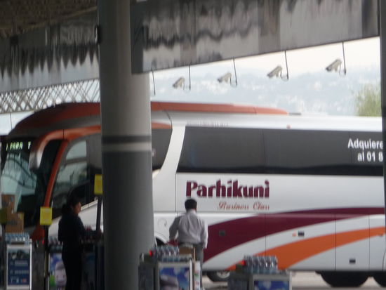 Bus der Line " Parhikuni " in Morelia