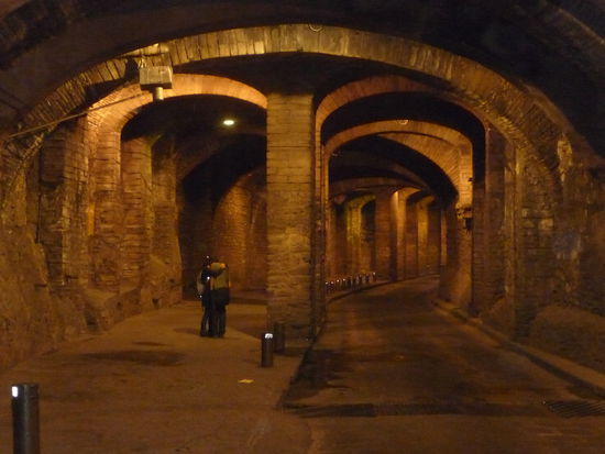 Unterwegs im unterirdischen Tunnelsystem von Guanajuato