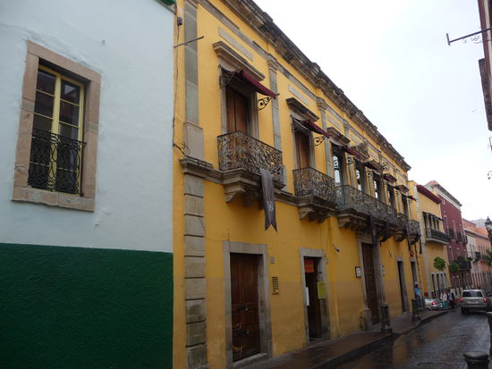 Schöne Kolonialhäuser in Guanajuato