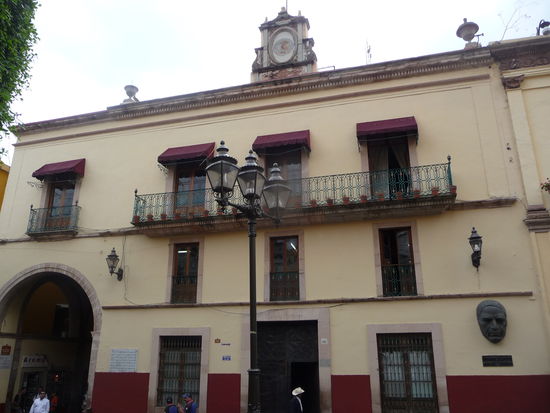 Schöne Kolonialhäuser in Guanajuato