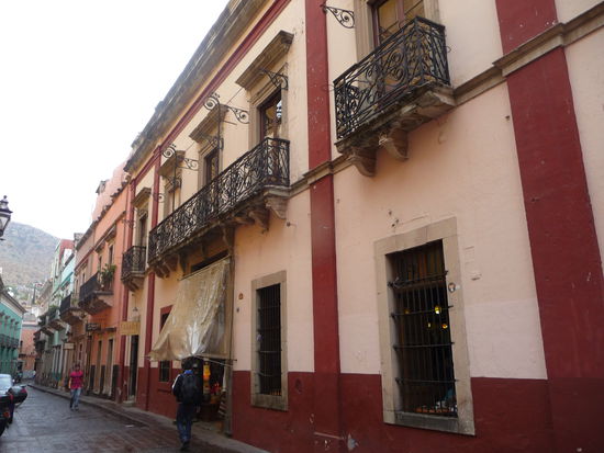 Schöne Kolonialhäuser in Guanajuato