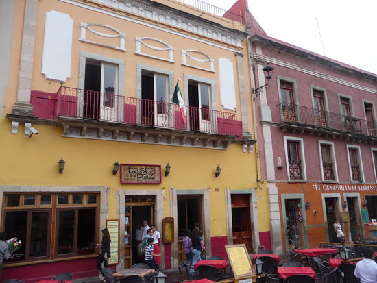Schöne Kolonialhäuser in Guanajuato