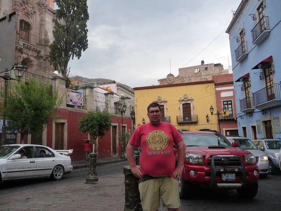 Ich vor dem Templo de la Compania