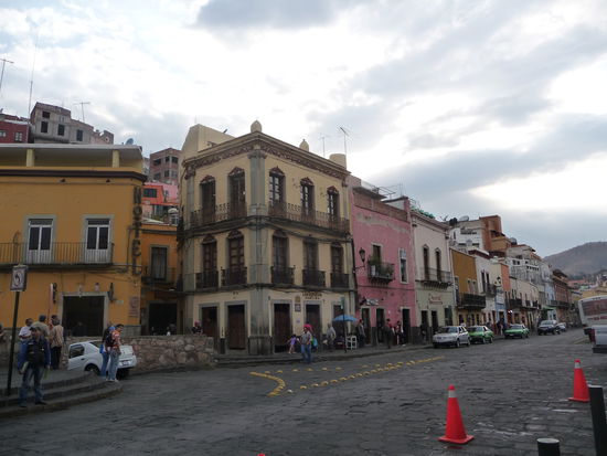 Schöne Kolonialhäuser in Guanajuato