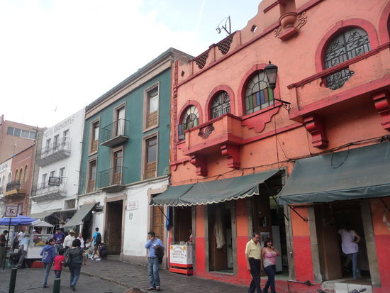 Schöne Kolonialhäuser in Guanajuato