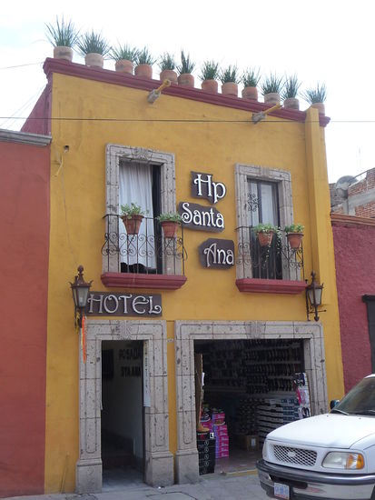 Eines von vielen kleinen Hotels im Kolonialstil