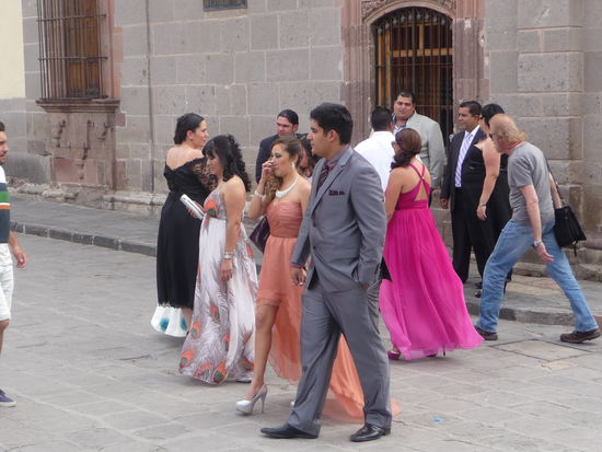 Hochzeitsfeier eines mexikanischen Paares und nur ein kleiner Vorgeschmack auf das was ich noch in Queretaro erleben werde.