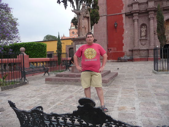 Ich vor der Oratorio de San Felipe Neri