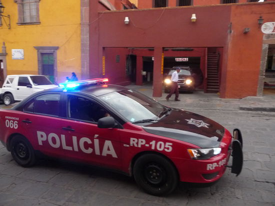 Polizei in San Miguel de Allende