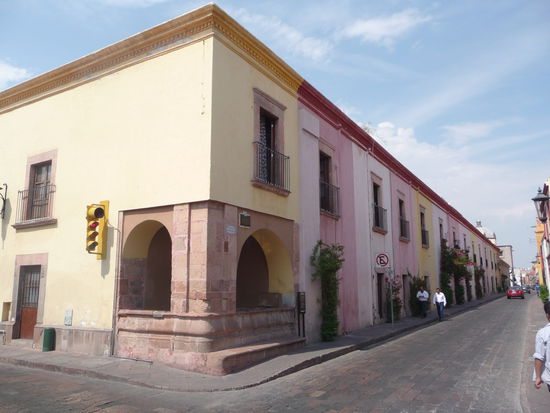 Kolonialhäuser im historischen Stadtzentrum von Queretaro