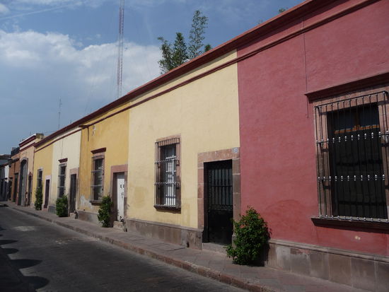 Kolonialhäuser im historischen Stadtzentrum von Queretaro