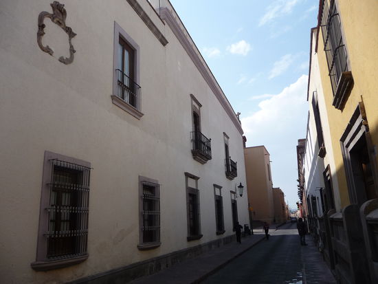 Kolonialhäuser im historischen Stadtzentrum von Queretaro
