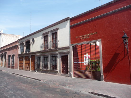 Kolonialhäuser im historischen Stadtzentrum von Queretaro