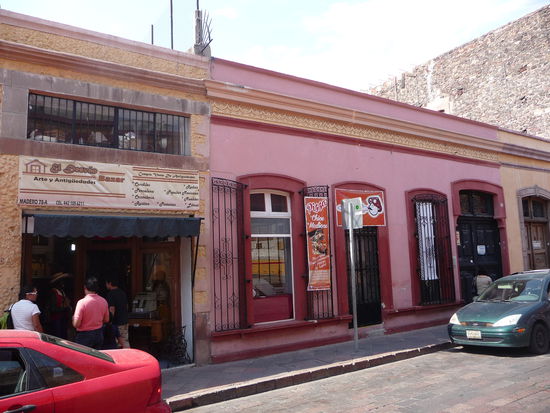 Kolonialhäuser im historischen Stadtzentrum von Queretaro