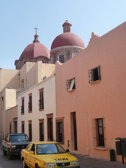 Blick auf die Kuppeln der Catedral
