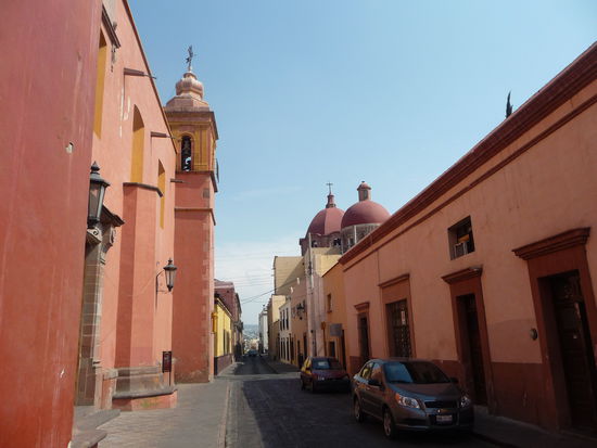 Blick auf die Kuppeln der Catedral