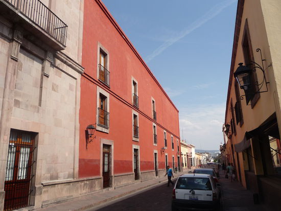 Kolonialhäuser im historischen Stadtzentrum von Queretaro