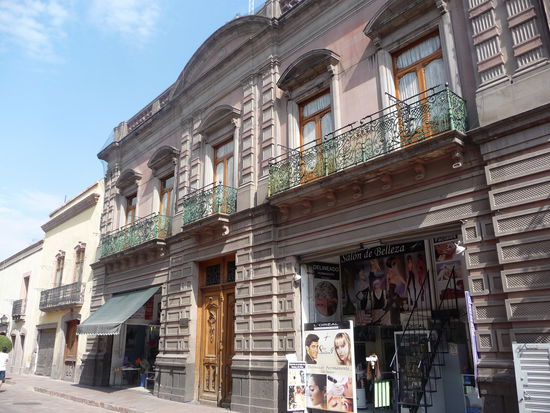 Kolonialhäuser im historischen Stadtzentrum von Queretaro