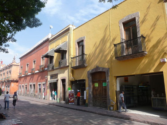 Kolonialhäuser im historischen Stadtzentrum von Queretaro