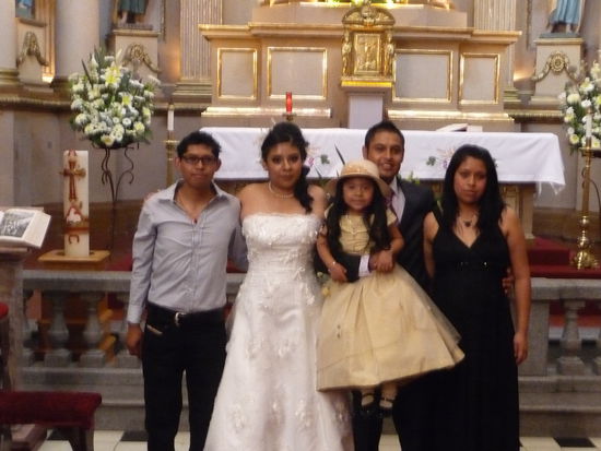 Hochzeit Nr. 2 diesmal in der Kirche Santa Clara