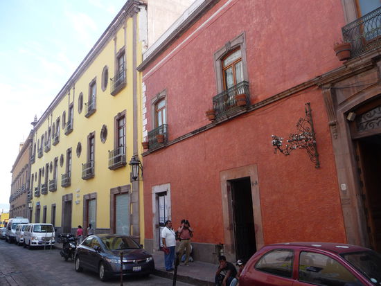 Kolonialhäuser im historischen Stadtzentrum von Queretaro