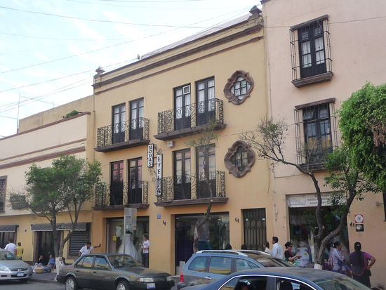 Kolonialhäuser am Plaza de la Constitucion