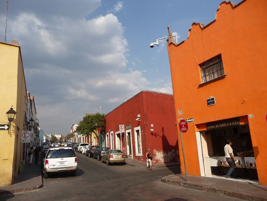 Kolonialhäuser im historischen Stadtzentrum von Queretaro