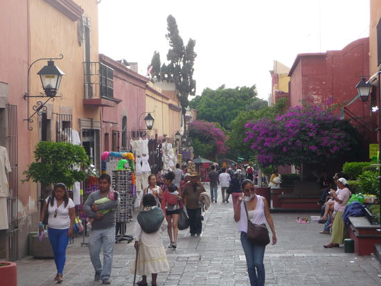 Es geht weiter durch die Gassen von Queretaro