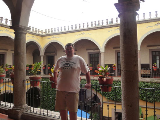 Ich in der oberen Etage wo auch mein Zimmer ist