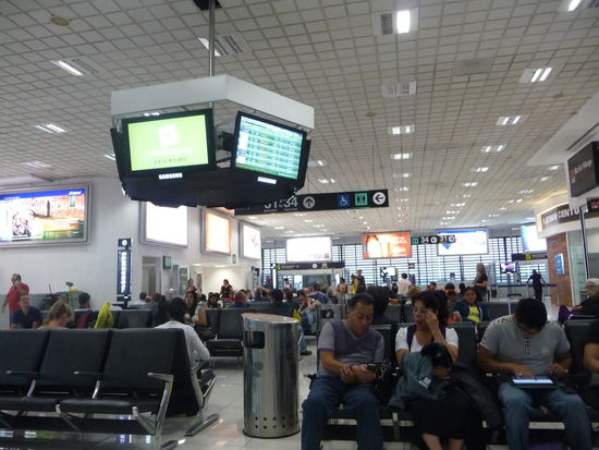 Wartebereich an den Gates