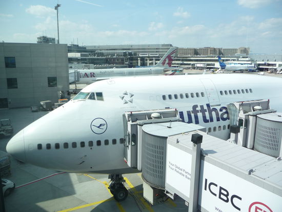 Jumbo ( 747 ) der Lufthansa