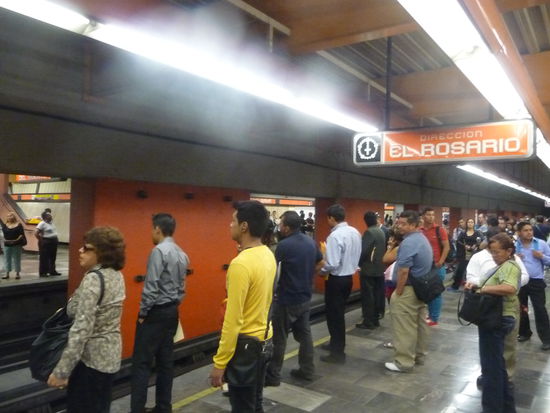Station Tacubaya Linie 7 Richtung El Rosario