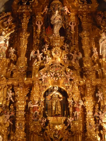 Altar der Jungfrau Guadalupe im Kloster San Francisco Javier