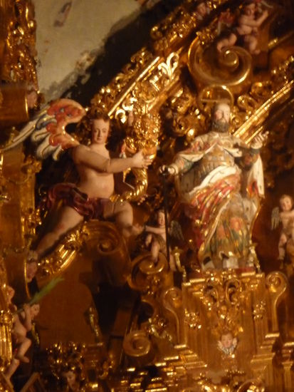 Altar der Jungfrau Guadalupe im Kloster San Francisco Javier