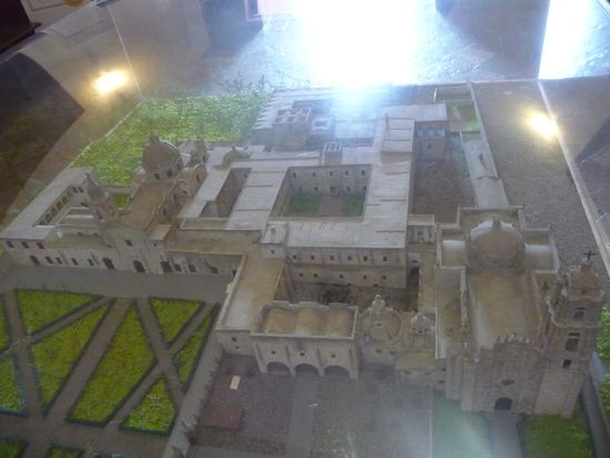 Model der Kloster Anlage