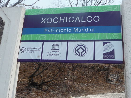 Zugang zum UNESCO WELTKULTURERBE  Xochicalco
