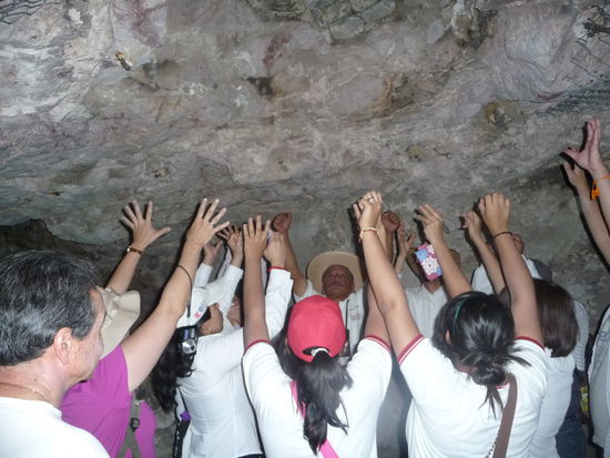 Götter anbeten im Observatorium von Xochicalco