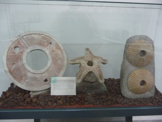 Fundstücke der Tempelanlage im Museum von Xochicalco