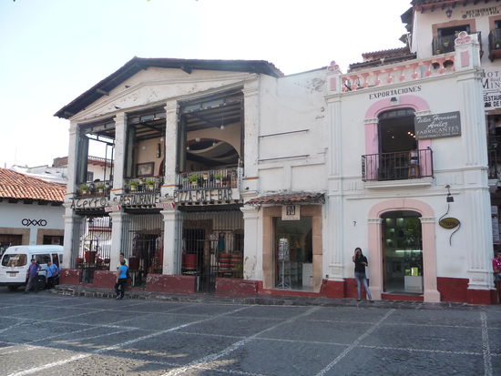 Kolonialhäuser am Zocalo