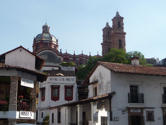 Wieder ein schöner Blick auf die Kirchtürme der Santa Prisca