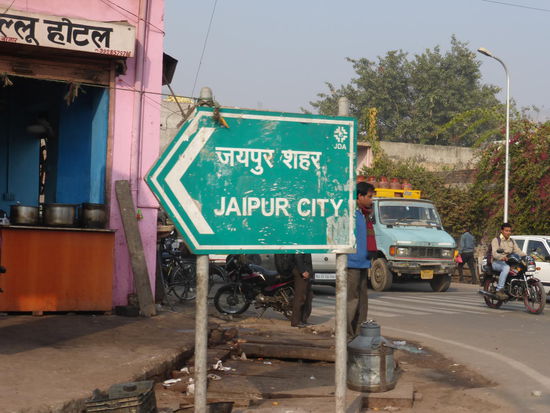 Ich habe die Hauptstadt von Rajasthan erreicht