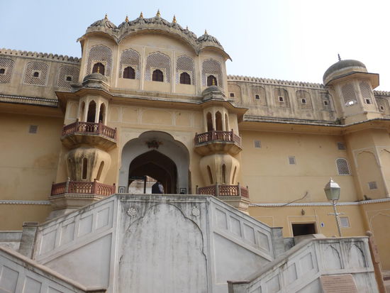 Hawa Mahal - Palast der Winde in Jaipur - Rückseite