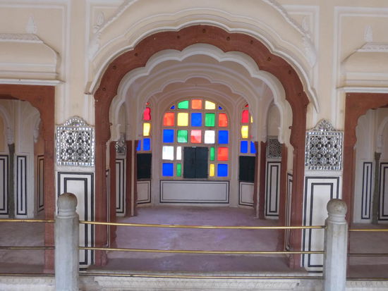 Im Palast der Winde in Jaipur