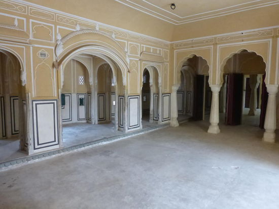 Im Palast der Winde in Jaipur